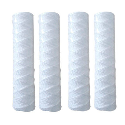 Giá tốt 10in 5um 28mm Dòng lọc nước tiêu thụ Sợi vết thương bộ lọc trực tuyến